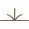 Ekena Millwork Redmond Rough Sawn Timber Gable Bracket, Douglas Fir, 108"W x 63"H x 2"D x 4"F, 14/12 Pitch GBW108X63X0204RED00RDF - alternate 3